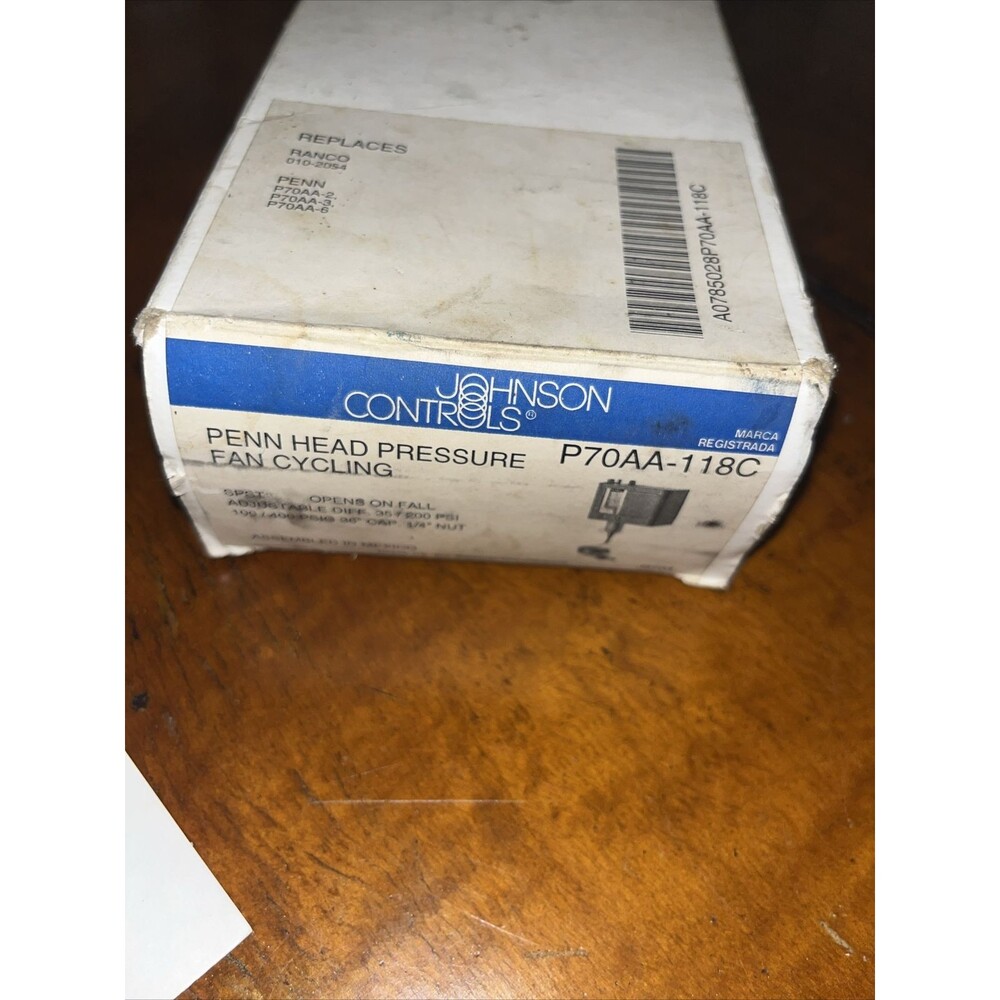 Johnson Controls P70-P72 "ALL RANGE" Refrigeration Pressure Control single - Picture 5 of 8
